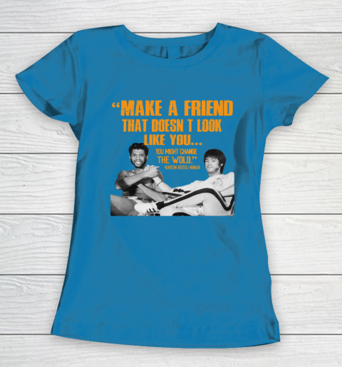 Kareem Abdul Jabbar Shirt Make A Friend That Doesn't Look Like You Women's T-Shirt 6