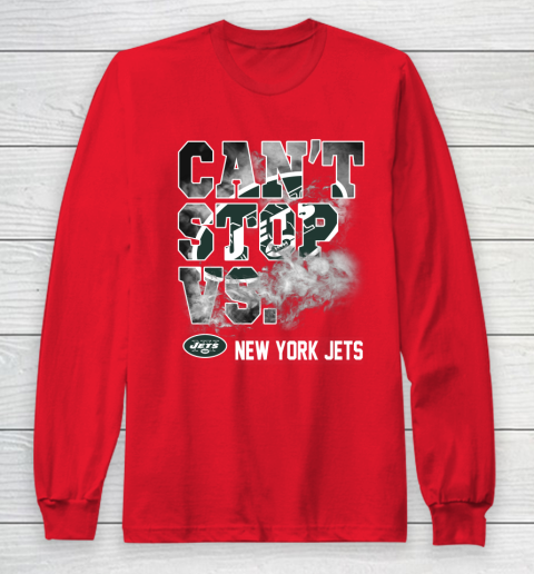 NFL New York Jets Can't Stop Vs Long Sleeve T-Shirt 7