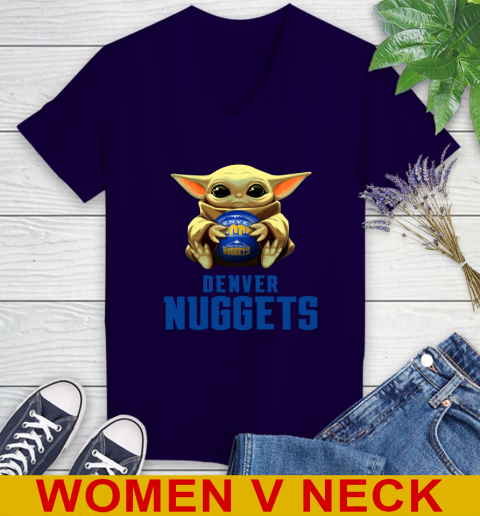 NBA Basketball Denver Nuggets Star Wars Baby Yoda Shirt 80