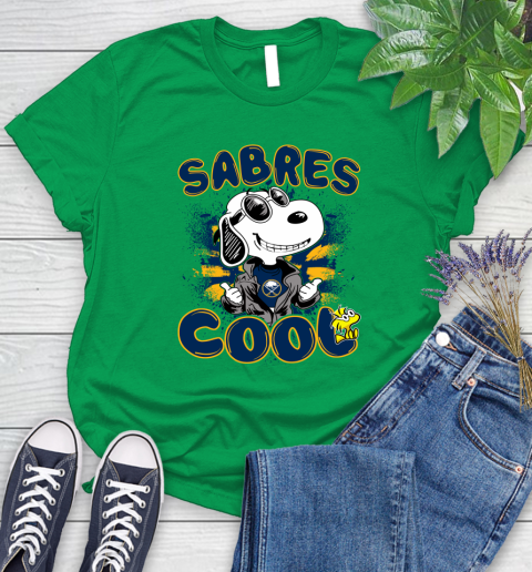 NHL Hockey Buffalo Sabres Cool Snoopy Shirt Women's T-Shirt 7