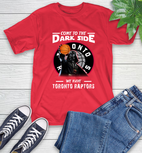 NBA Come To The Dark Side We Have Toronto Raptors Star Wars Darth Vader Basketball T-Shirt 11