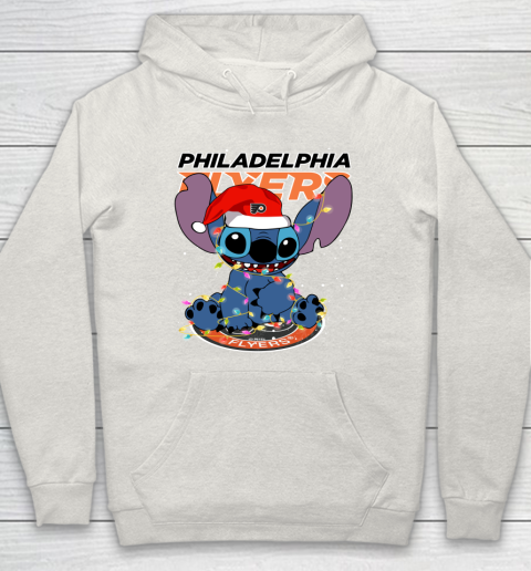 Philadelphia Flyers NHL Hockey noel stitch Christmas Hoodie 8