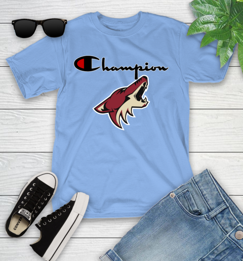 NHL Hockey Arizona Coyotes Champion Shirt Youth T-Shirt 10