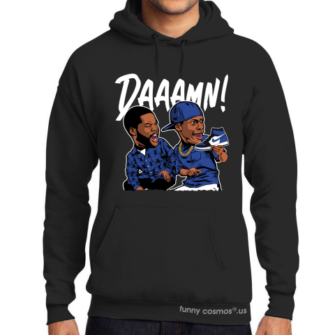 Air Jordan 1 Royal Toe Matching Sneaker Shirt Damn Meme Black And Royal Blue Sneaker Black Tshirt