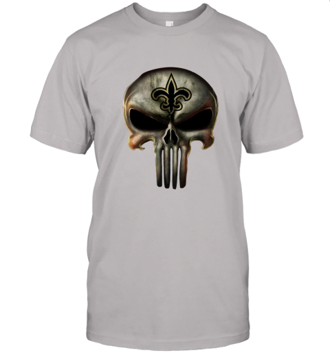 New Orleans Saints The Punisher Mashup Football Unisex Jersey Tee