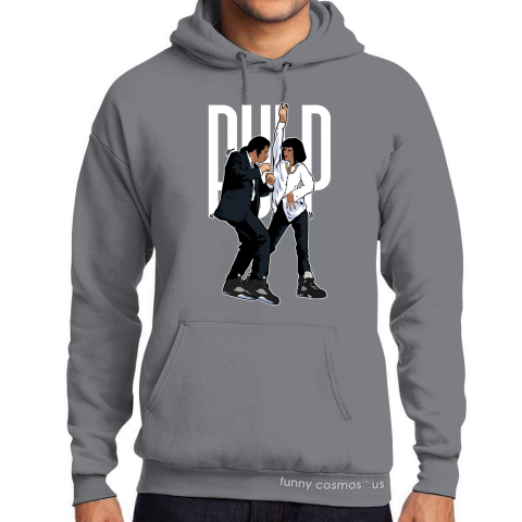Air Jordan 5 Black Metallic Matching Sneaker Tshirt Pulp Fiction Dance Blue and Black Jordan Tshirt