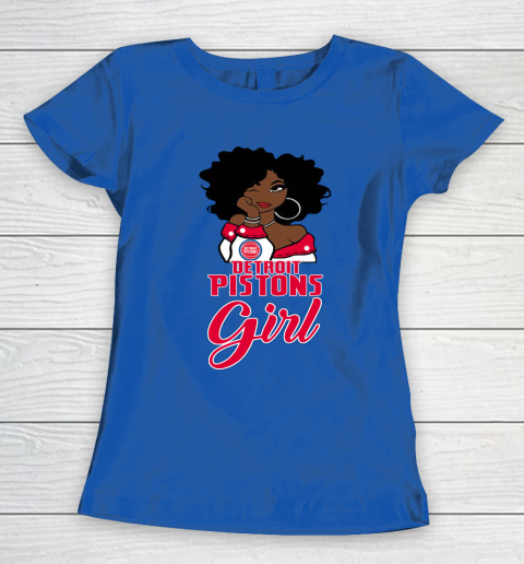 Detroit Pistons Girl NBA Women's T-Shirt