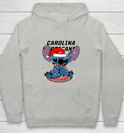 Carolina Hurricanes NHL Hockey noel stitch Christmas Youth Hoodie