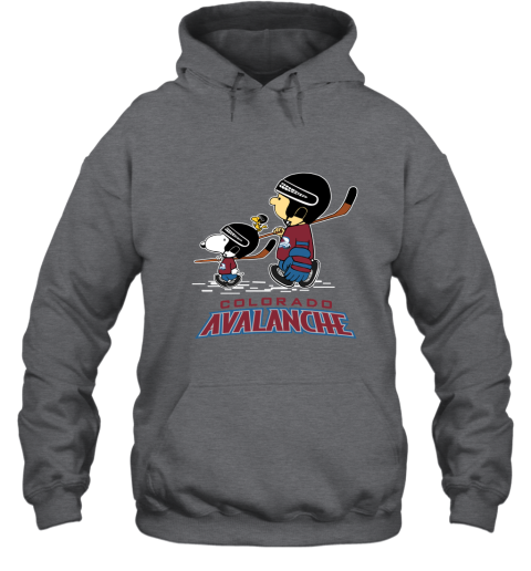 Let's Play Colorado Avalanche Ice Hockey Snoopy NHL Hoodie