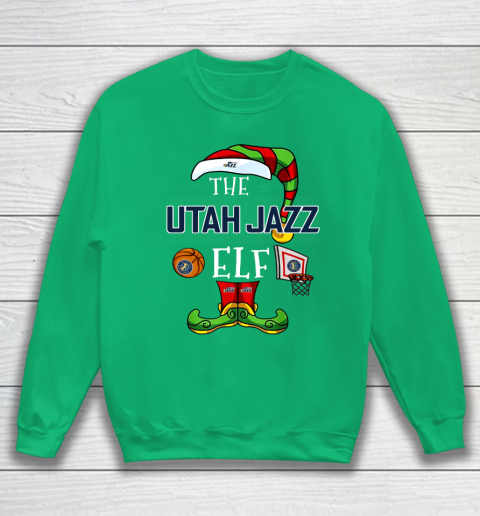 Utah Jazz Christmas ELF Funny NBA Sweatshirt 5