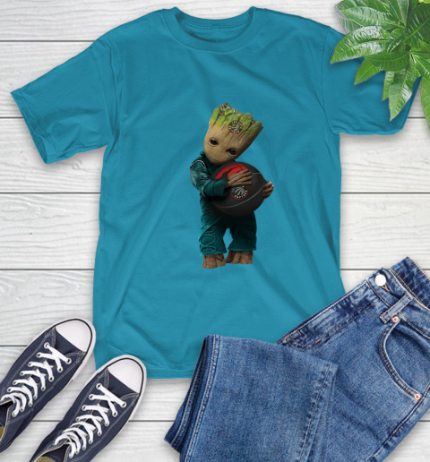 NBA Groot Guardians Of The Galaxy Basketball Sports Toronto Raptors T-Shirt 8