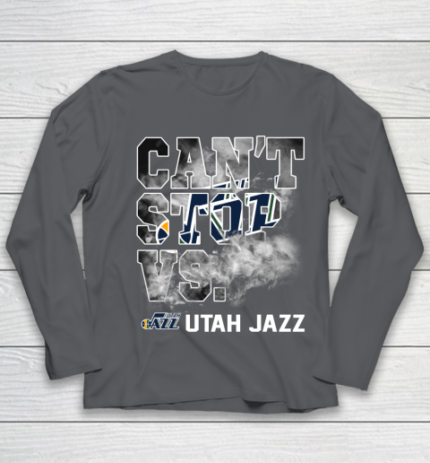 NBA Utah Jazz Basketball Can't Stop Vs Youth Long Sleeve 6