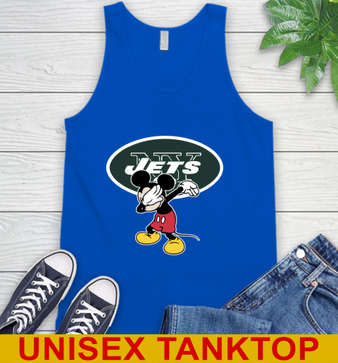 New York Jets NFL Football Dabbing Mickey Disney Sports Tank Top 5