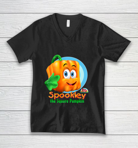 Spookley the Square Pumpkin Character V-Neck T-Shirt