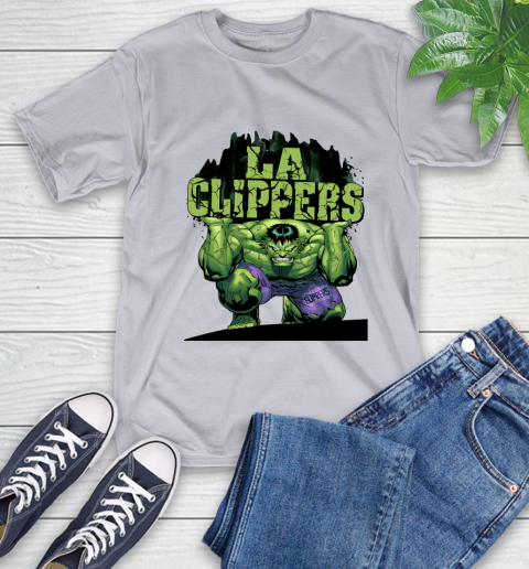 LA Clippers NBA Basketball Incredible Hulk Marvel Avengers Sports T-Shirt 6