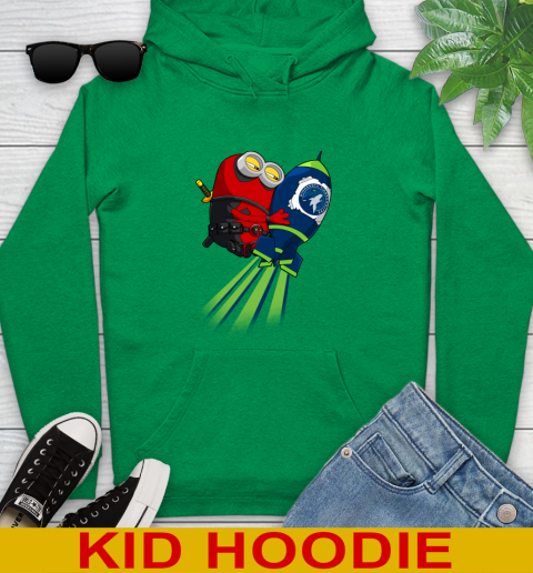 NBA Basketball Minnesota Timberwolves Deadpool Minion Marvel Shirt Youth Hoodie 9 NBA Basketball Minnesota Timberwolves Deadpool Minion Marvel Shirt Youth Hoodie - Image 9