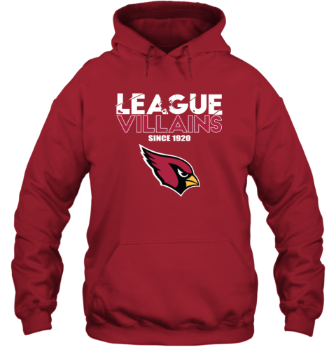 League Villains Since 1920 Arizona Cardinals Hoodie j6yl league villains since 1920 arizona cardinals hoodie 23 front red