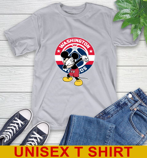 Washington Wizards NBA Basketball Dabbing Mickey Disney Sports T-Shirt 6