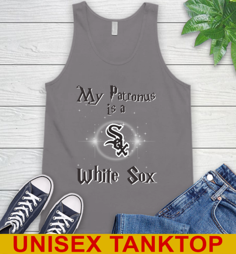 MLB Baseball Harry Potter My Patronus Is A Chicago White Sox Tank Top - Image 7