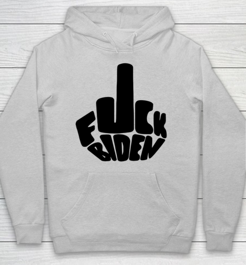 Fuck Joe Biden Cute Middle Finger Anti Biden Hoodie 3