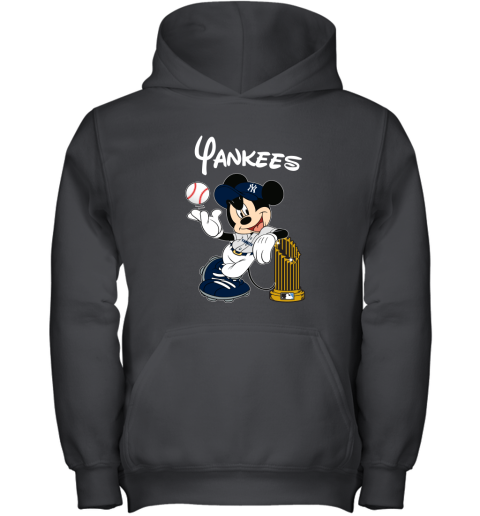 New York Yankees Mickey Taking The Trophy MLB 2019 Youth Hoodie