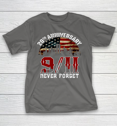 Never Forget 9 11 20th Anniversary Patriot Day 2021 T-Shirt 8
