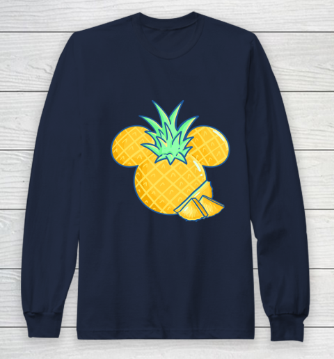 Disney Mickey Friends Mickey Pineapple Logo Long Sleeve T-Shirt 2