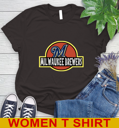 MLB Milwaukee Brewers Jurassic Park Dinosaur Movie Baseball Sports 96
