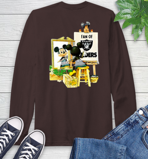 NFL Football Oakland Raiders Mickey Drawing Shirt 61