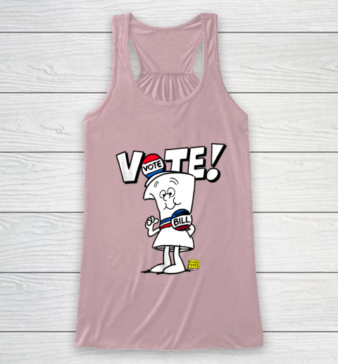 Schoolhouse Rock Vote with Bill Racerback Tank 5