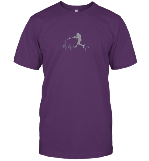 ap3o baseball player heartbeat shirt for baseball fanatics jersey t shirt 60 front team purple