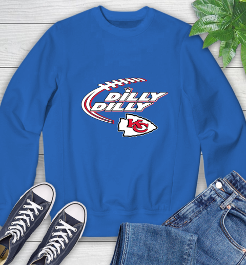 NFL Kansas City Chiefs Dilly Dilly Football Sports Sweatshirt 8