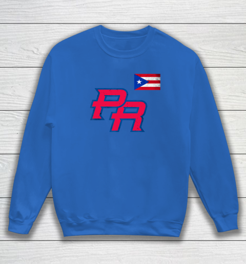 Puerto Rico 2023 Baseball Flag Pride red Boricua Puerto Rico Sweatshirt 5