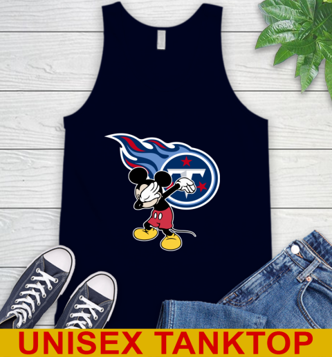 Tennessee Titans NFL Football Dabbing Mickey Disney Sports Tank Top 3