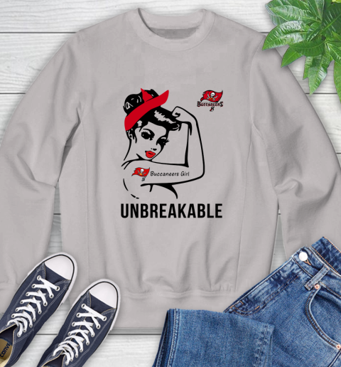 NFL Tampa Bay Buccaneers Girl Unbreakable Football Sports Sweatshirt 9