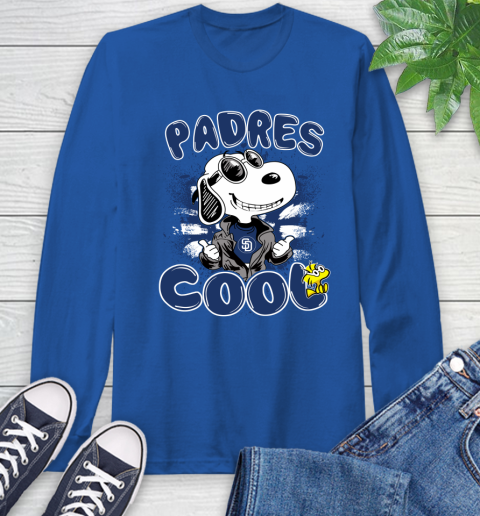 MLB Baseball San Diego Padres Cool Snoopy Shirt Long Sleeve T-Shirt 11