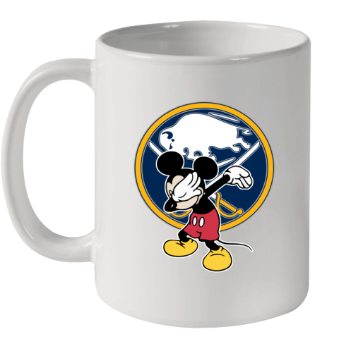 Buffalo Sabres NHL Hockey Dabbing Mickey Disney Sports Ceramic Mug 11oz