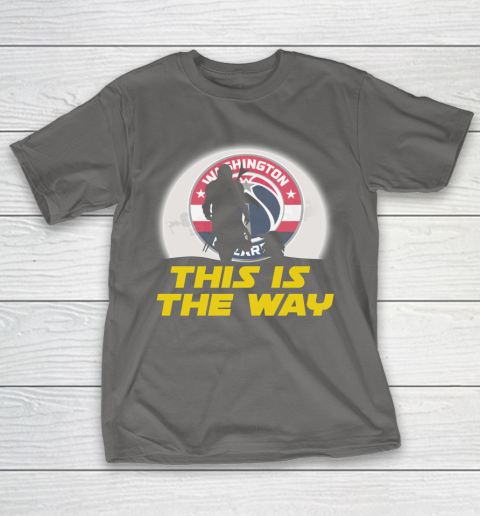 Washington Wizards NBA Basketball Star Wars Yoda And Mandalorian This Is The Way T-Shirt 8
