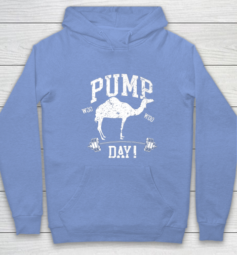 Funny Pump Day Hump Day Camel Weight Lifting Training Gym Hoodie 8
