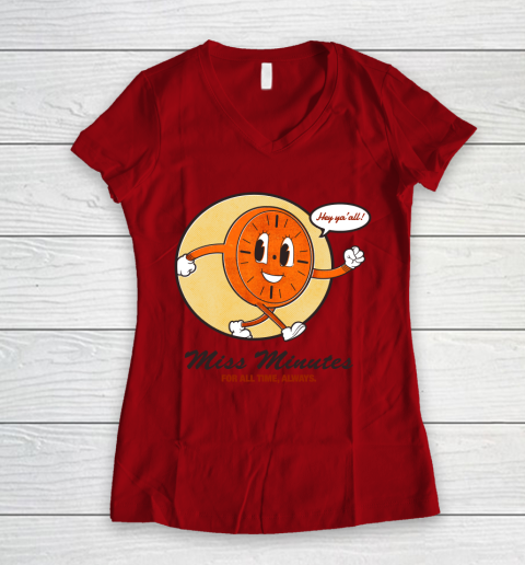 Miss Minutes Marvel Loki Women's V-Neck T-Shirt 6