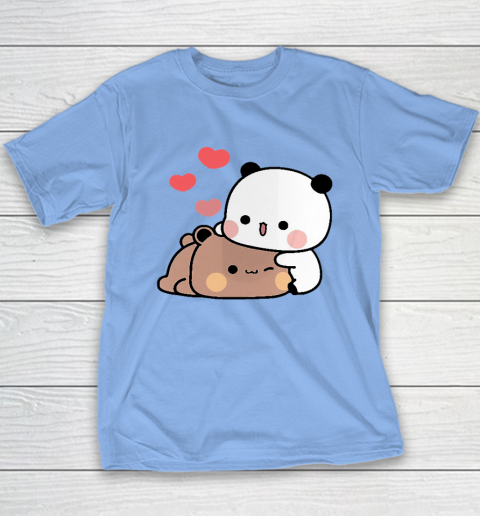 Panda Bear Hug Bubu Dudu Valentines Day's Youth T-Shirt 8