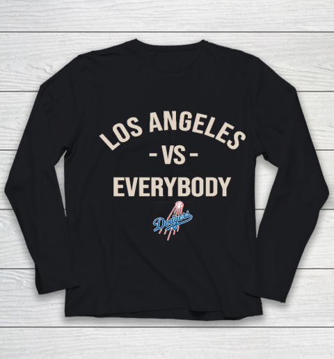 Los Angeles Dodgers Vs Everybody Youth Long Sleeve