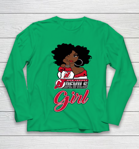 New Jersey Devils Girl NHL Youth Long Sleeve 6