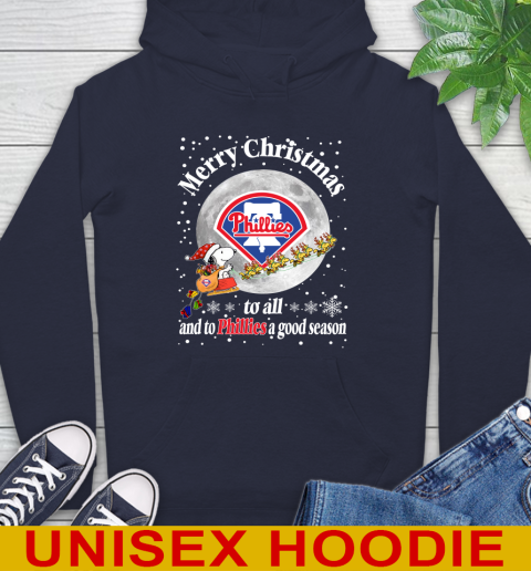 Philadelphia Phillies Merry Christmas To All And To Phillies A Good Season MLB Baseball Sports Hoodie 3