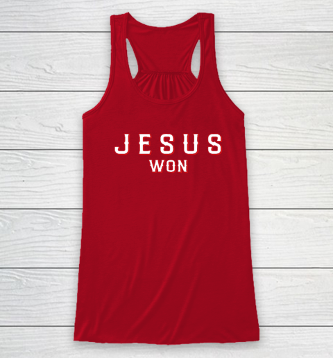 Jesus Won Texas Racerback Tank 3