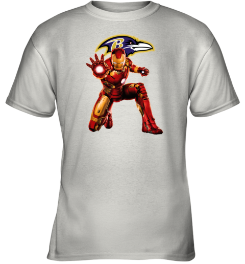 NFL Iron Man Baltimore Ravens Youth T-Shirt - Rookbrand