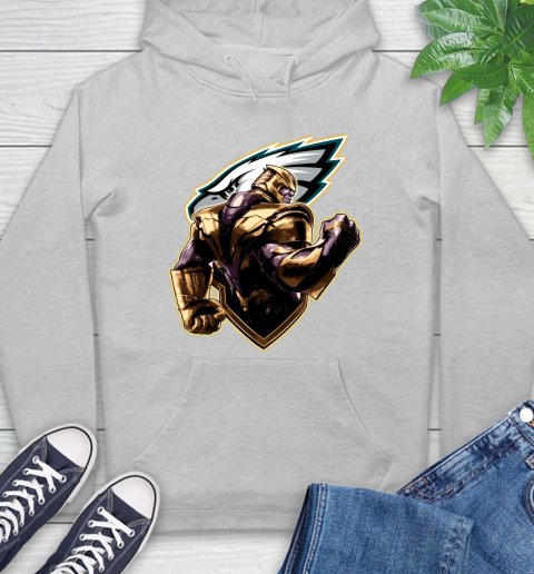 NFL Thanos Avengers Endgame Football Sports Philadelphia Eagles Hoodie 6