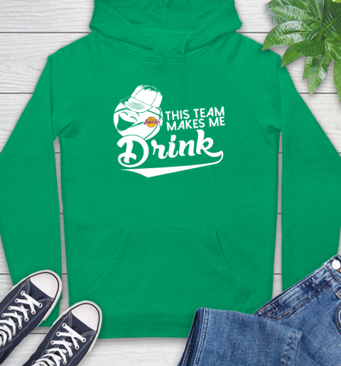 Los Angeles Lakers NBA Basketball This Team Makes Me Drink Adoring Fan Hoodie 8