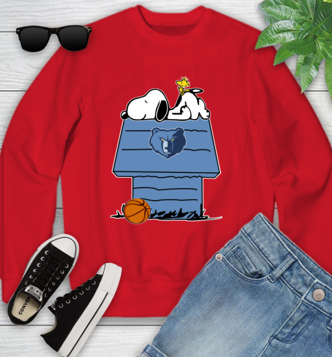 Memphis Grizzlies NBA Basketball Snoopy Woodstock The Peanuts Movie Youth Sweatshirt 10 Memphis Grizzlies NBA Basketball Snoopy Woodstock The Peanuts Movie Youth Sweatshirt - Image 10