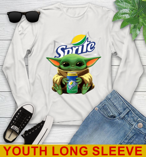 Star Wars Baby Yoda Hugs Sprite Soft Drink Shirt 133